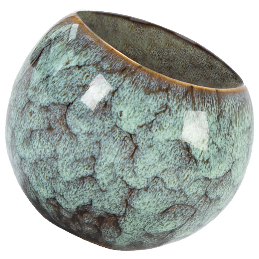 WINOMO Yao Bian Ceramic Tea Cup – Elegant Retro Teacup Ceramic Tea Cup SWANS