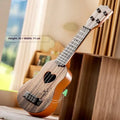Kids 4-String Wooden Guitar Toy – Educational Music Gift Kids Music Toy SWANS A2