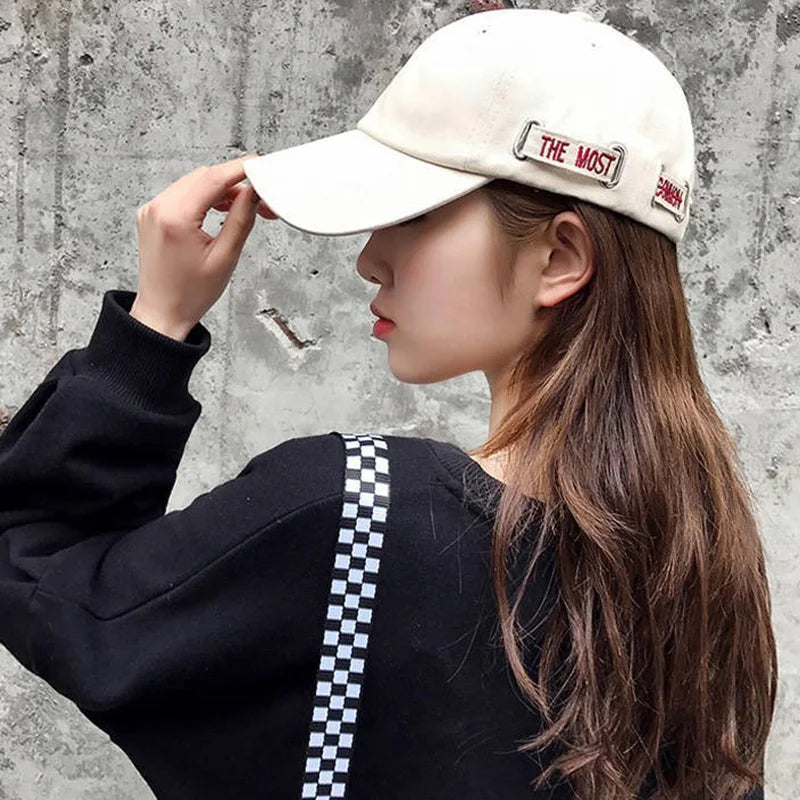 Letter Embroidery Baseball Cap – Unisex Streetwear Sun Hat Baseball Cap SWANS