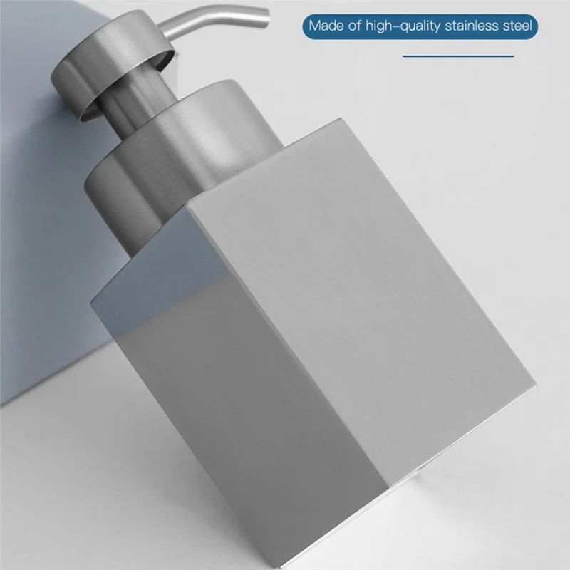SWANS 304 Stainless Steel Soap Dispenser 2-Pack – Silver Soap Dispenser SWANS silver