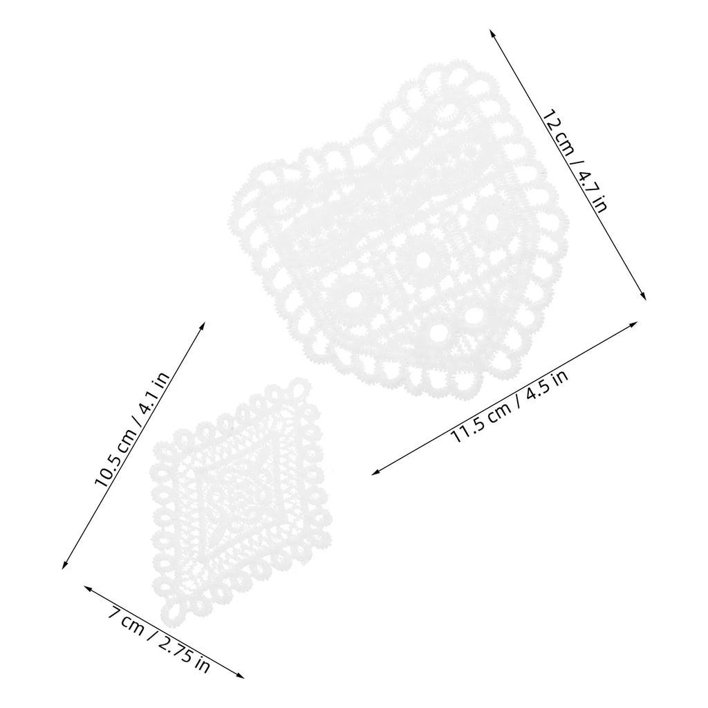 6-Pack Lace Waistband Extenders for Jeans, Pants & Skirts Waistband Extender Set SWANS