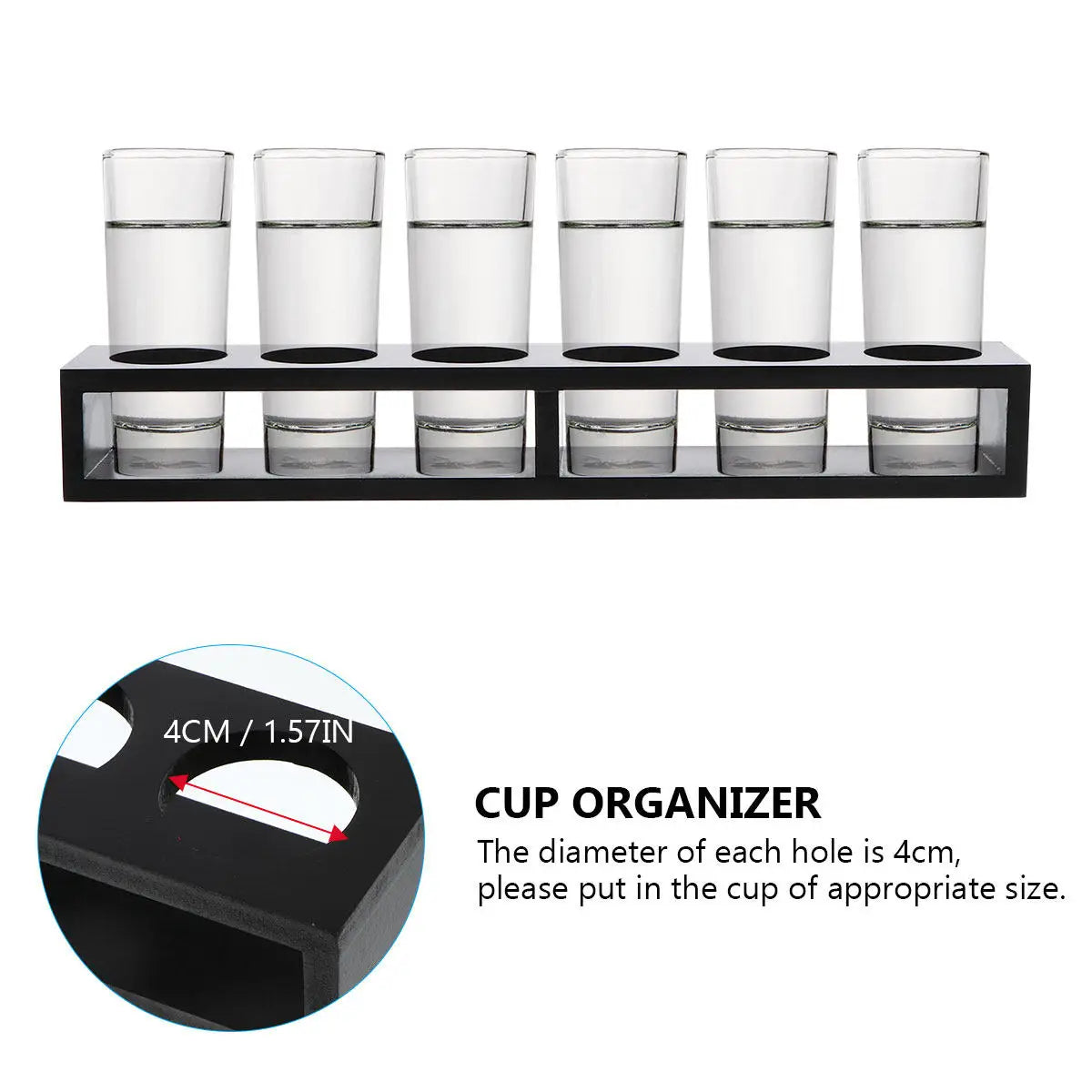Wooden Cocktail Glass Holder & Cup Storage Rack for Bar Glass Storage Rack SWANS