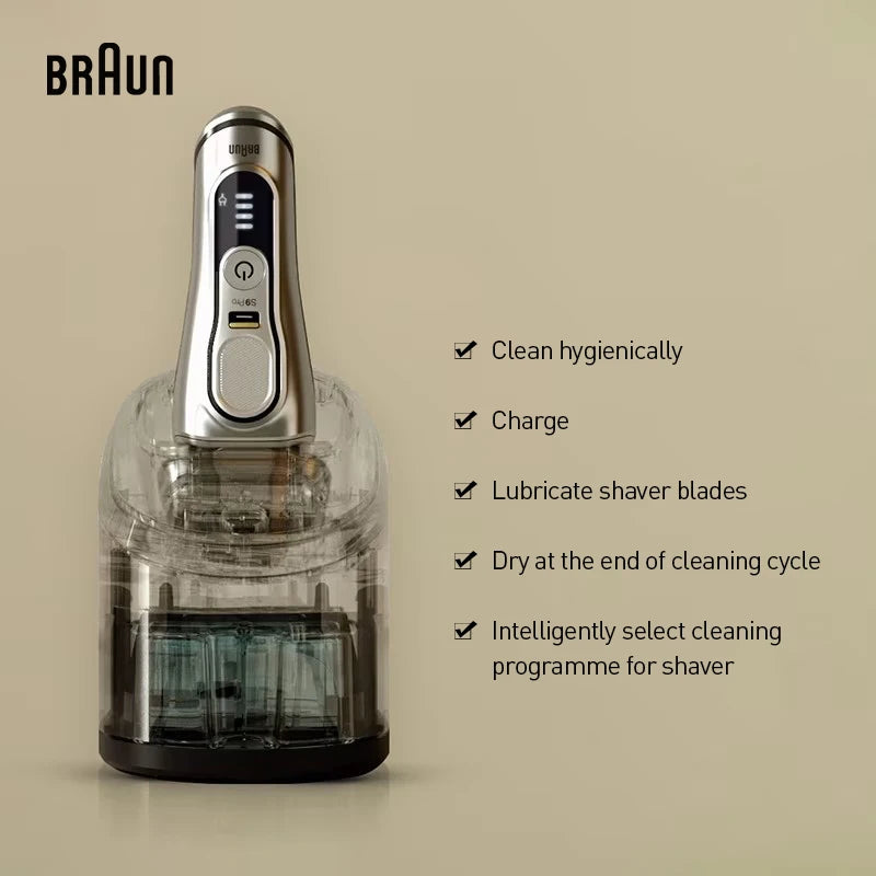 Braun Smart Clean Center Shaver Cleaning Station – 4 Models Shaver Cleaning Station SWANS