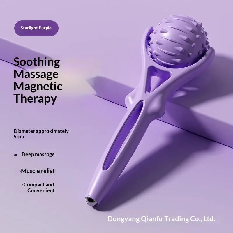 YOVIP Handheld Roller Massager & Massage Ball – Arm Leg Body Handheld Roller Massager SWANS 1 Purple