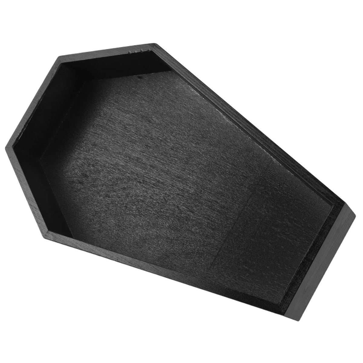 Wooden Coffin Tray – Gothic Halloween Candy & Serving Dish Decorative Serving Tray SWANS