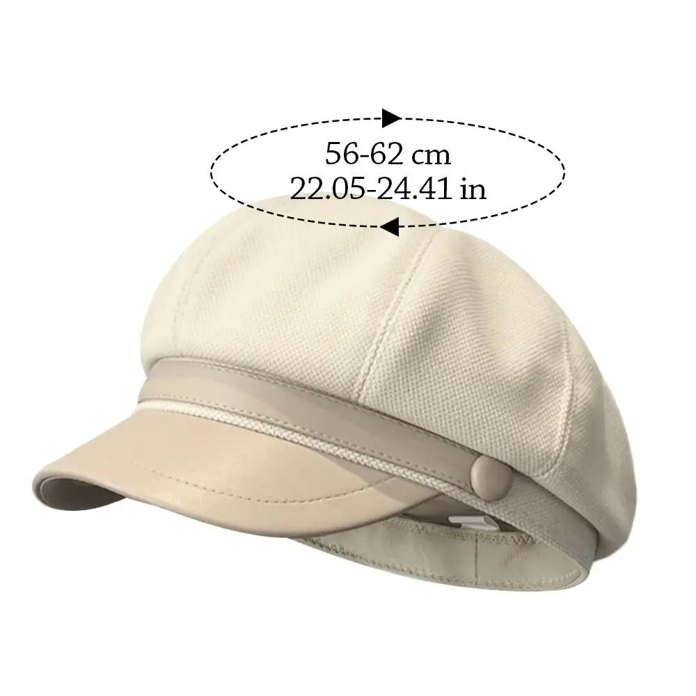Women's Winter Beret Hat – Vintage Woolen Octagonal Cap Winter Beret Hat SWANS