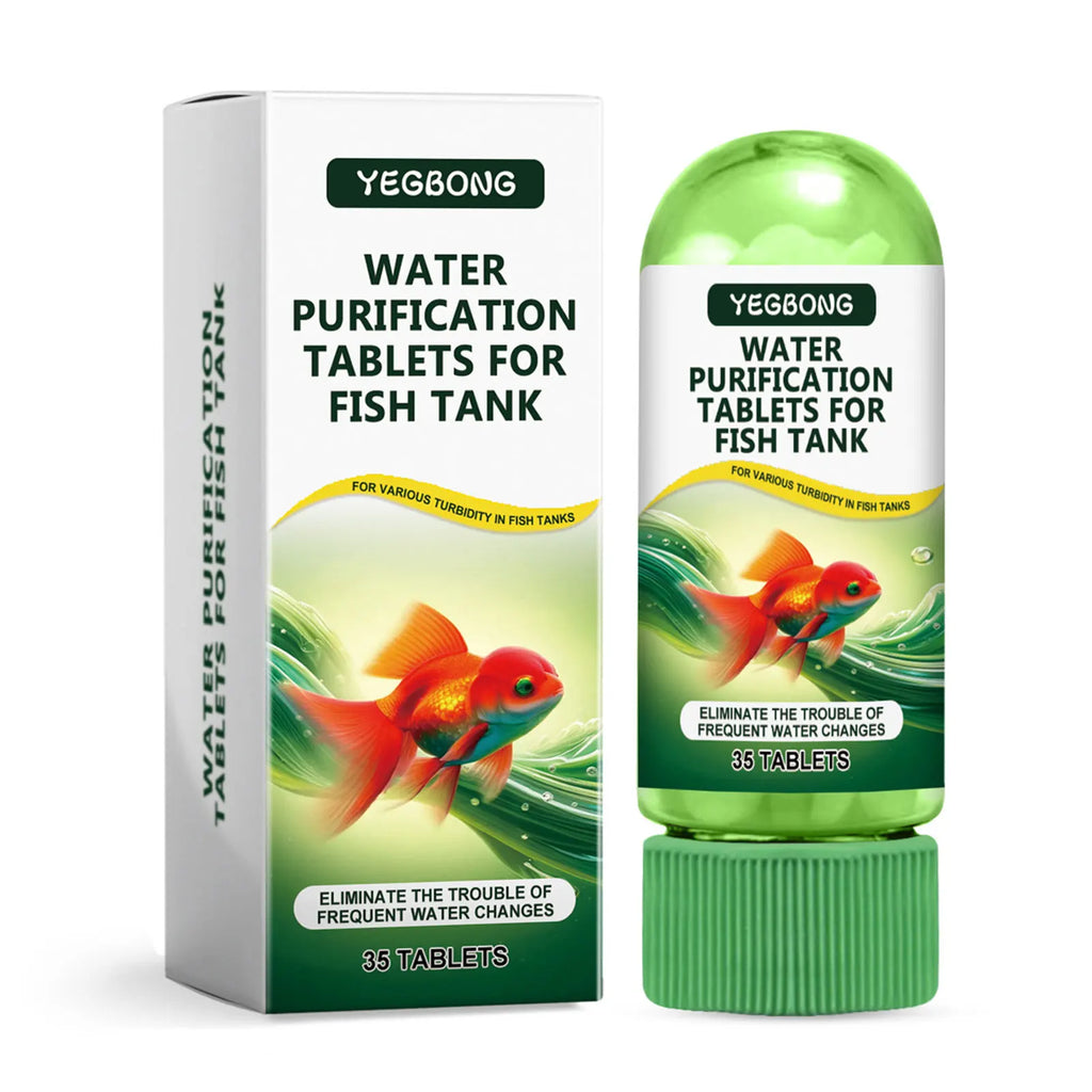 35-Pack Aquarium Water Clarifier Tablets – Algae Control Aquarium Water Treatment SWANS 1Pcs