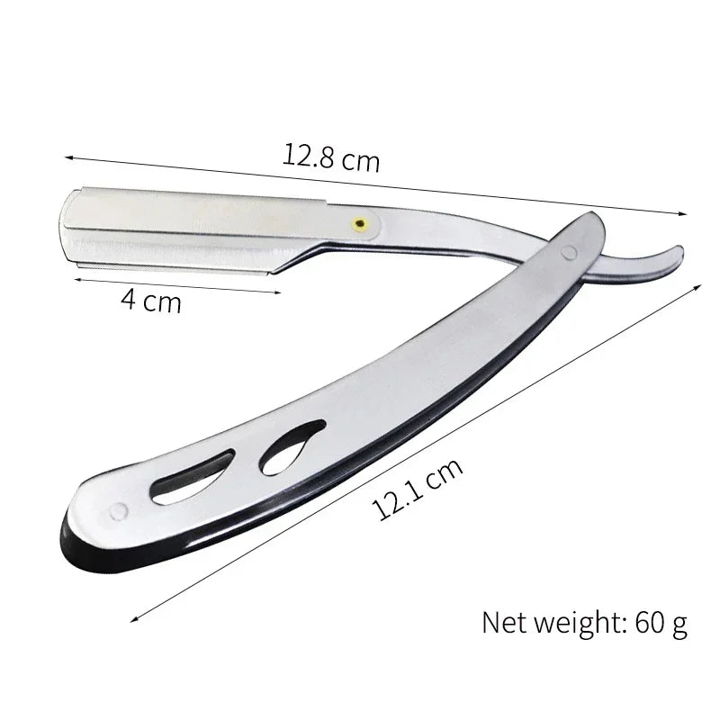 SWANS Men's Straight Razor – Stainless Steel Manual Shaver Straight Razor SWANS