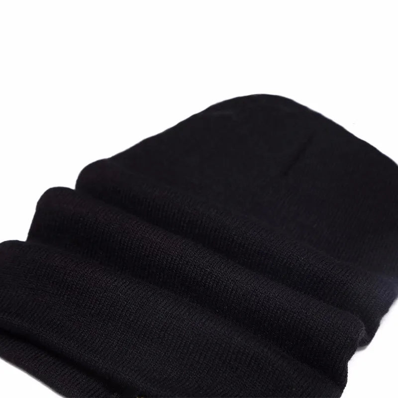 Unisex Knit Pompom Beanie Hat – Hip Hop Winter Cap for All Knit Beanie Hat SWANS