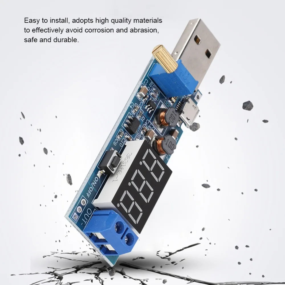 USB Buck-Boost Voltage Regulator Module 1.2V–24V Adjustable Voltage Regulator Module SWANS