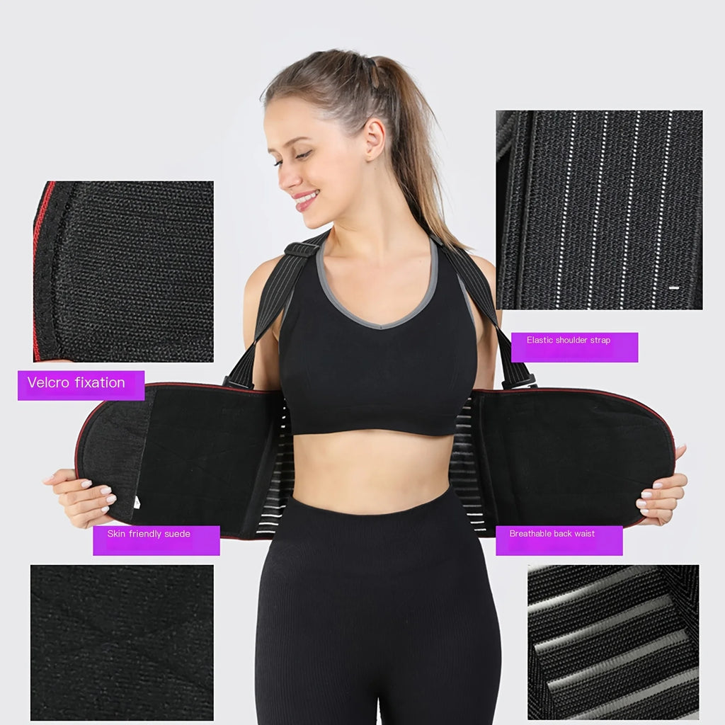 SWANS Lumbar Support Belt – Adjustable Compression Back Brace Lumbar Support Belt SWANS