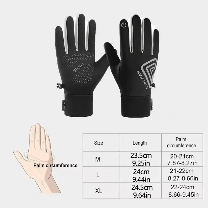 SWANS Winter Cycling Gloves – Touchscreen Waterproof Warm Cycling Gloves SWANS