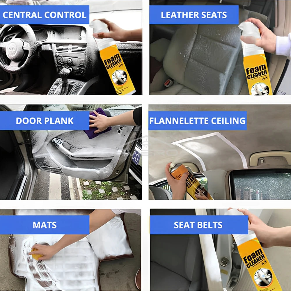Multi-Purpose Foam Cleaner – Car Interior & Home Surfaces 30/100ml Foam Surface Cleaner SWANS