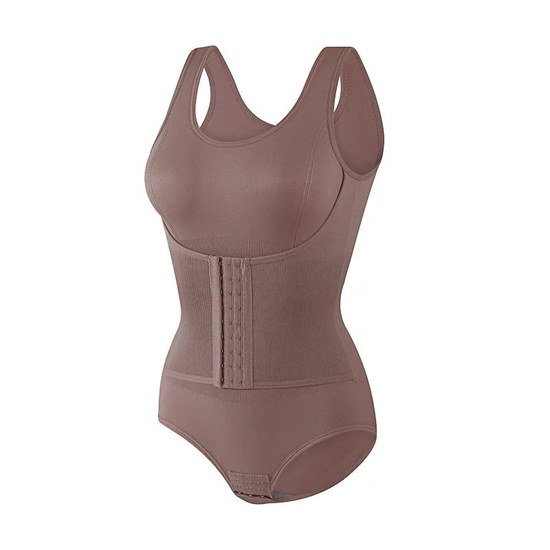 Women's Tummy Control Bodysuit Shapewear – Butt Lifter Shapewear Bodysuit SWANS 1pcs Dusty Rose M