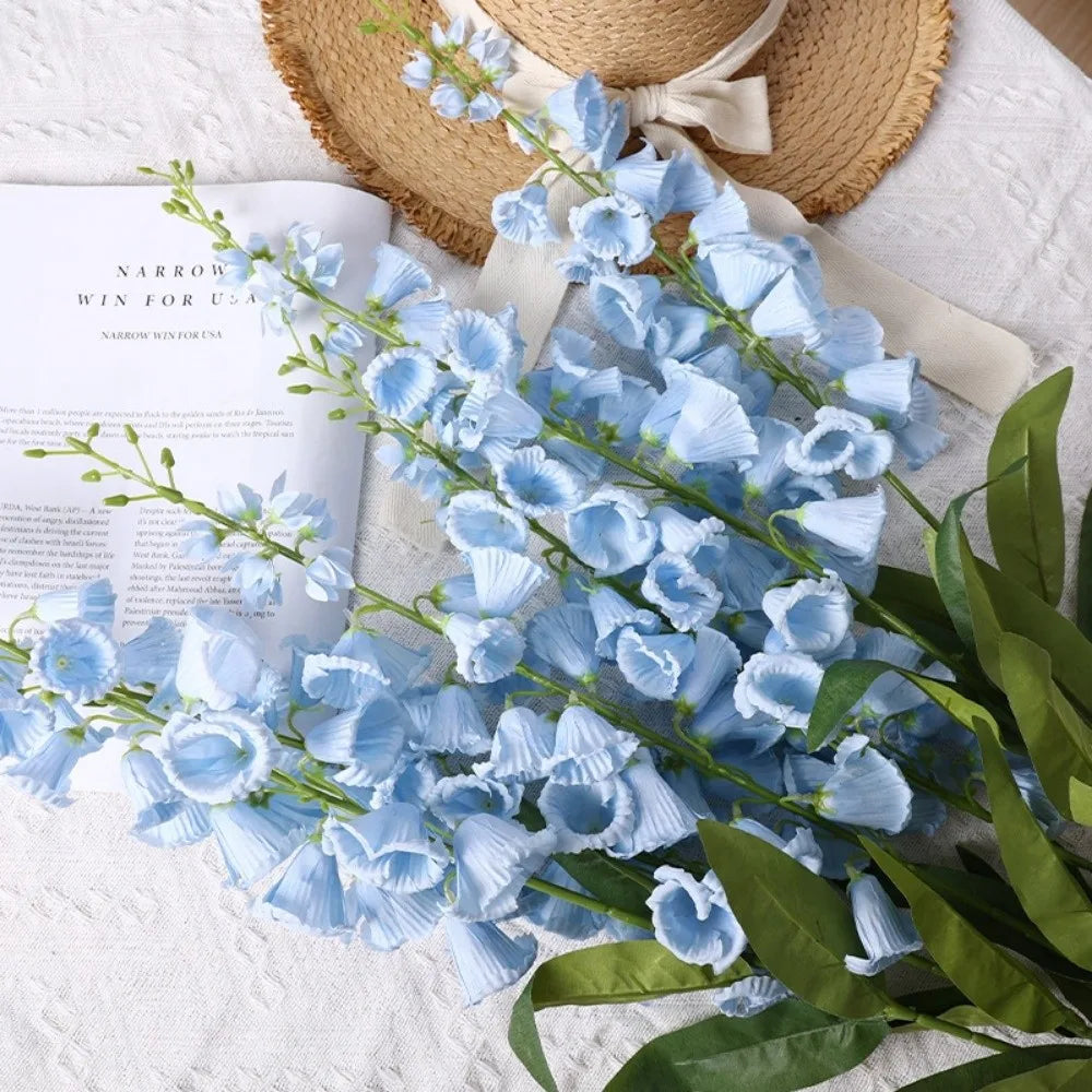 Long Stem Artificial Lily of the Valley Silk Flower 96cm Artificial Silk Flowers SWANS