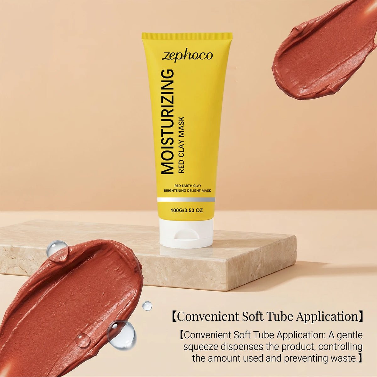 VIARELINE Red Clay Face Mask – Brightening & Oil Control Clay Face Mask SWANS