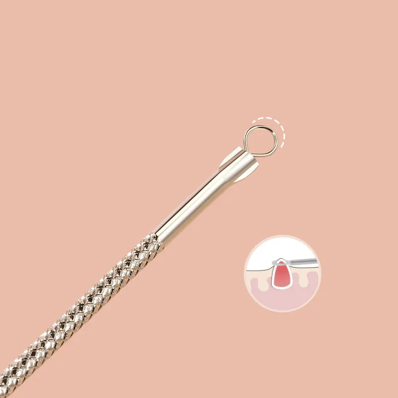 Stainless Steel Double-Headed Blackhead Extractor Tool Skin Extractor Tool SWANS