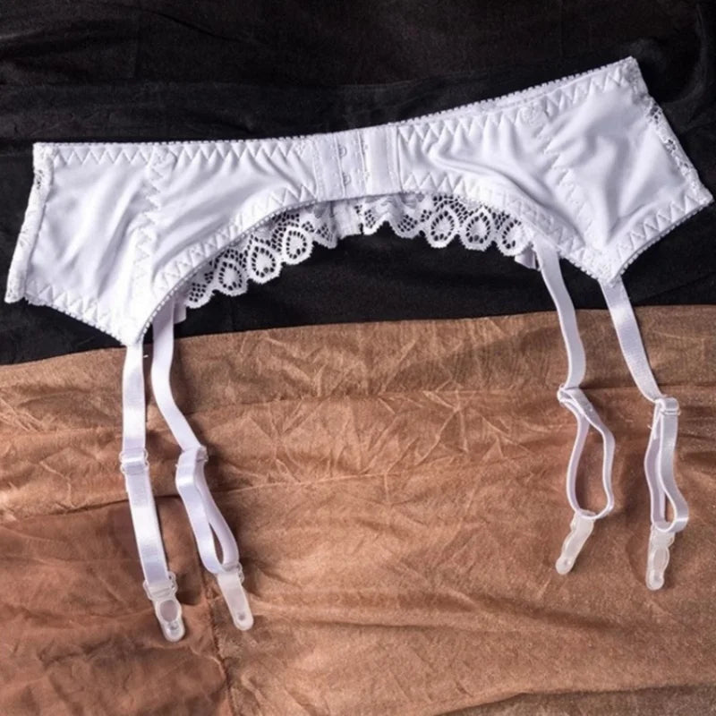 Women's Lace Garter Belt – Adjustable Suspender Belt M–XL Lace Garter Belt SWANS