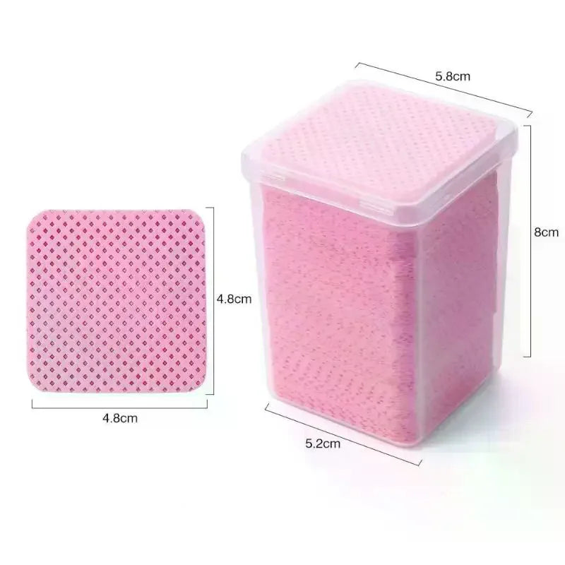 200-Pack Lint-Free Nail & Eyelash Wipes | Salon Cleaning Pads Lint-Free Nail Wipes SWANS