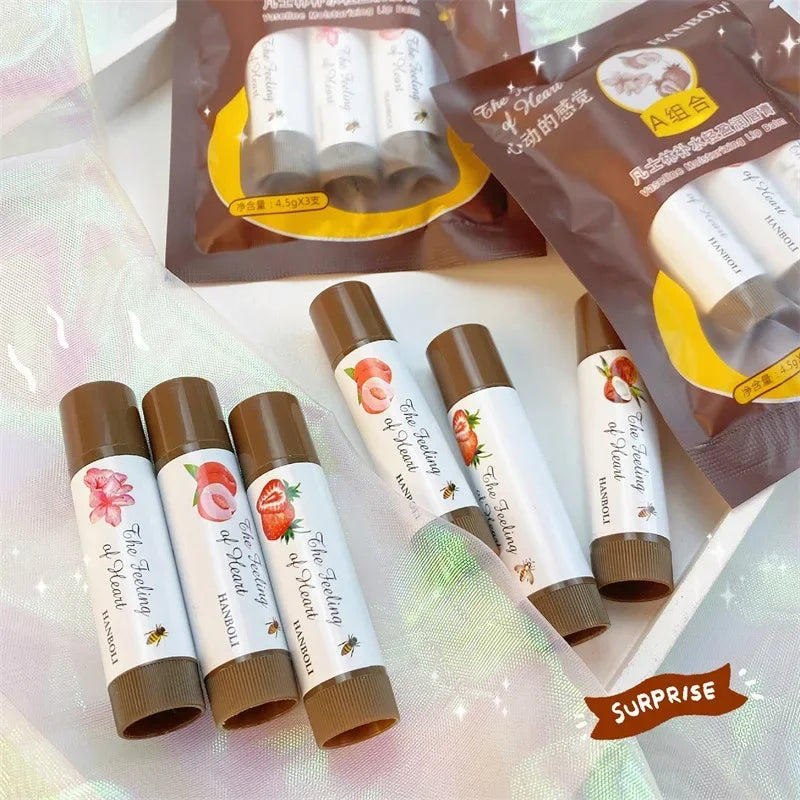 Fruity Tinted Lip Balm – Color-Changing Moisturizing Gloss Tinted Lip Balm SWANS