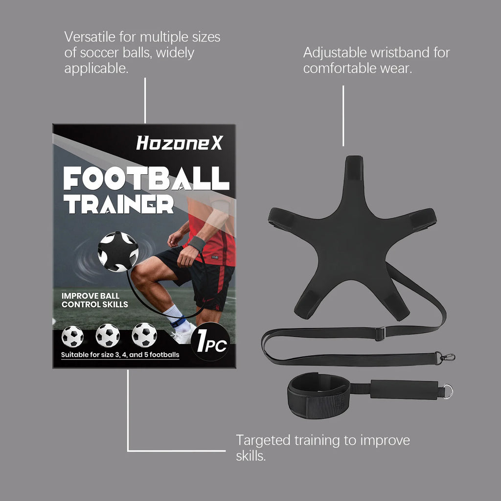 Adjustable Wristband Soccer Trainer – Size 3 4 5 Balls Soccer Training Aid SWANS