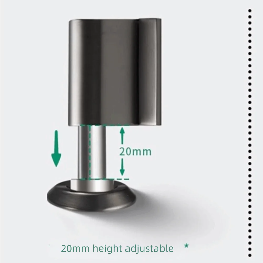 Magnetic Door Stopper – Windproof Punch-Free Floor Mount Magnetic Door Stopper SWANS