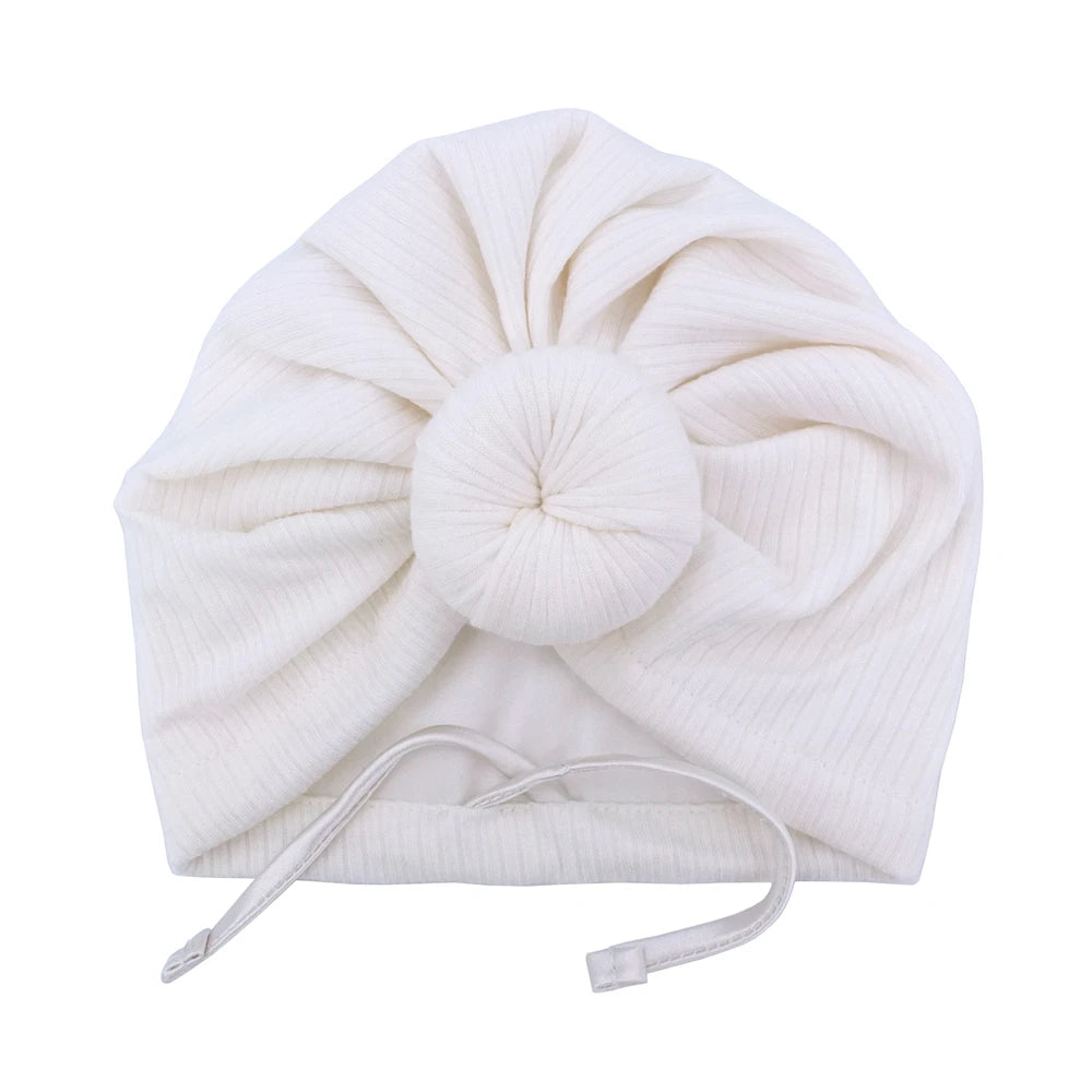 Satin Lined Baby Turban Hat – Infant Toddler Beanie Unisex