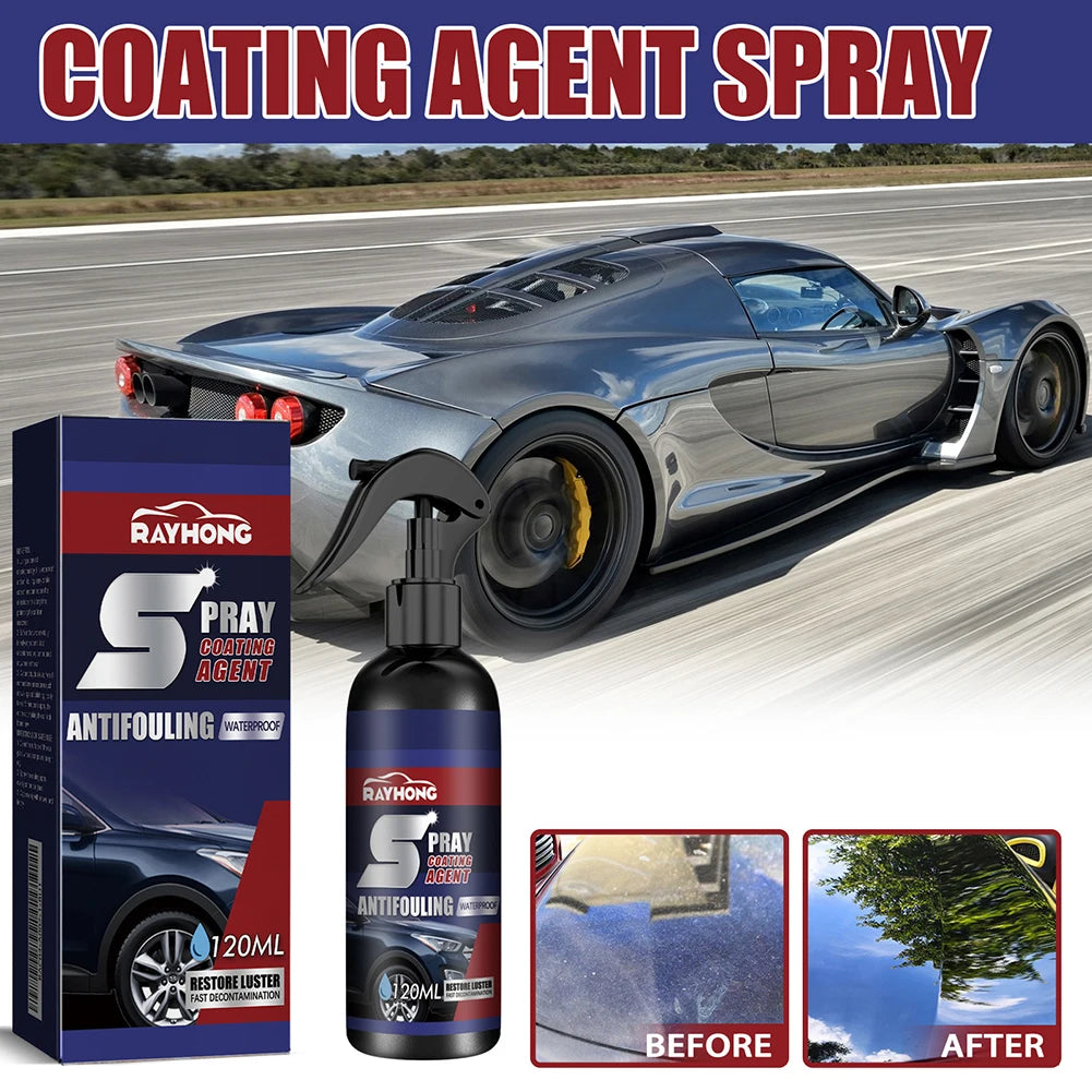 SWANS 120ml Car Coating Spray – Clean, Polish & Protect Car Coating Spray SWANS