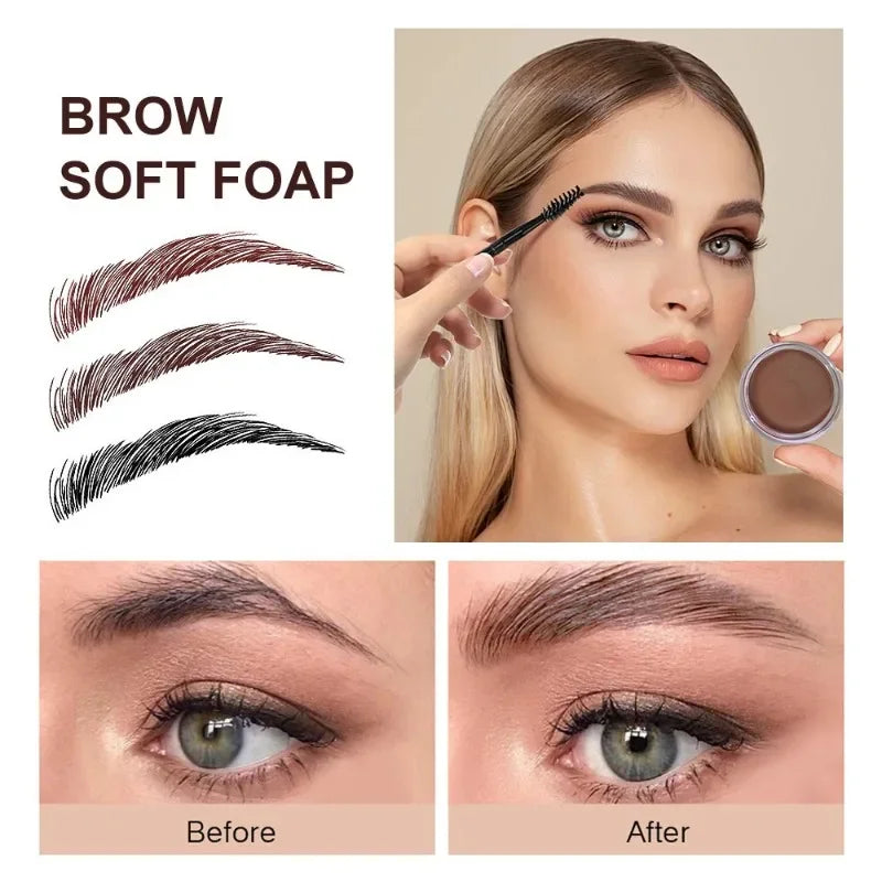 Waterproof Eyebrow Styling Gel – Long-Lasting Brow Dye Wax Eyebrow Styling Gel SWANS