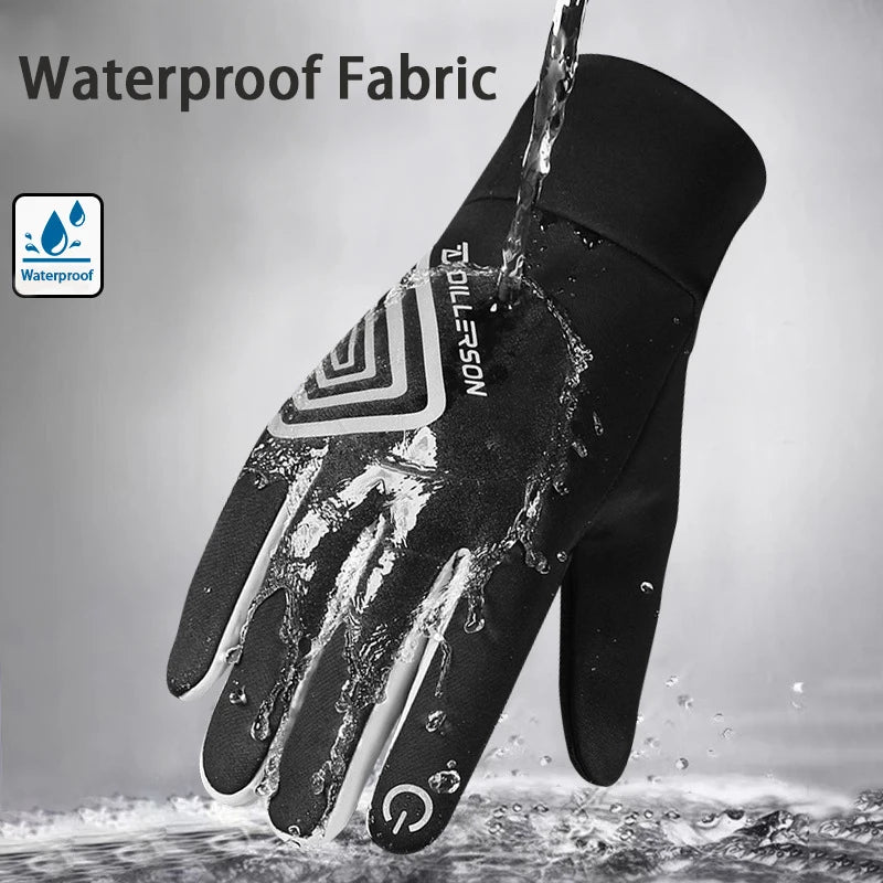 SWANS Winter Cycling Gloves – Touchscreen Waterproof Warm Cycling Gloves SWANS