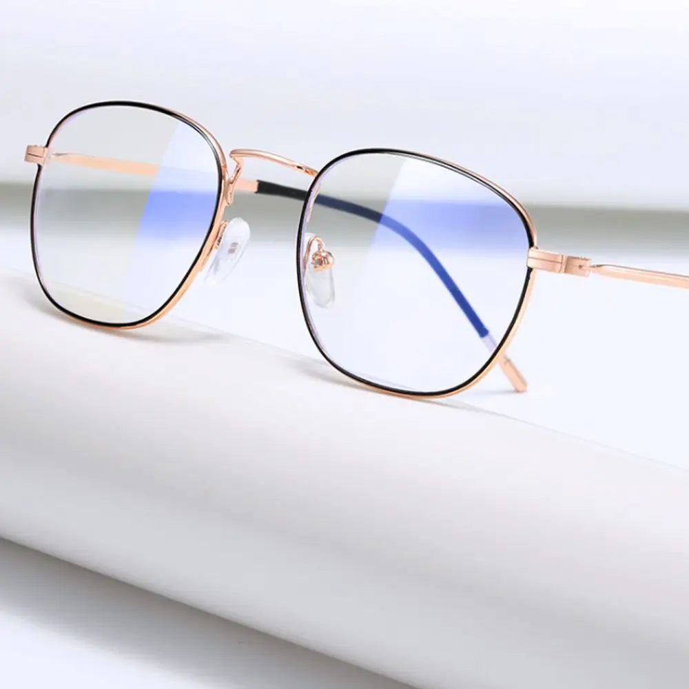Ultralight Metal Square Blue Light Blocking Glasses – Unisex Blue Light Glasses SWANS
