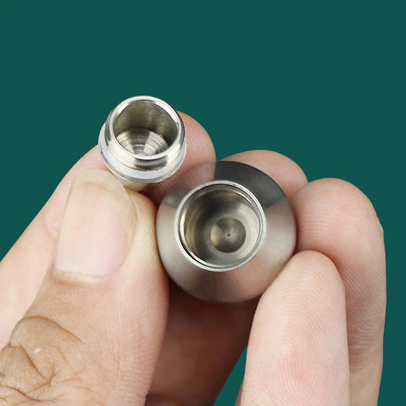 Mini Titanium Waterproof Capsule Pill Case – EDC Travel Capsule Pill Case SWANS