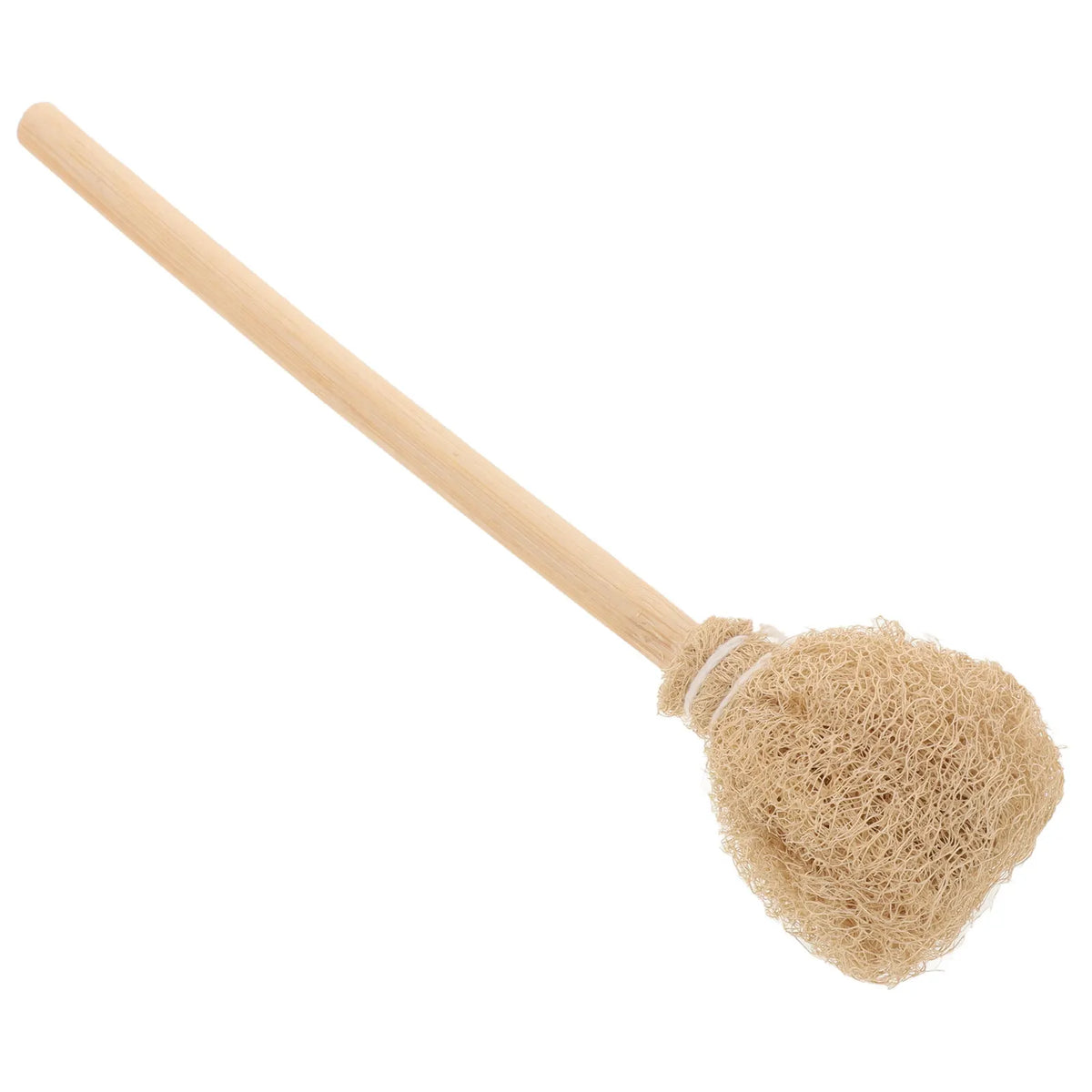 Wood Handle Loofah Brush – Bottle, Cup & Pot Scrubber Kitchen Cleaning Brush SWANS
