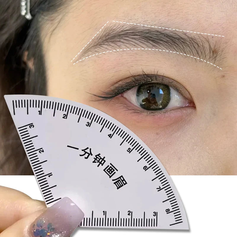 Brow Shaping Stencil – Eyebrow Template Ruler Tool Eyebrow Stencil Tool SWANS