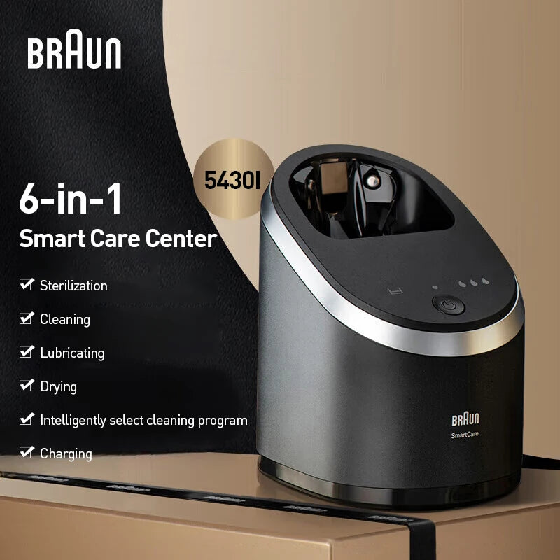 Braun Smart Clean Center Shaver Cleaning Station – 4 Models Shaver Cleaning Station SWANS