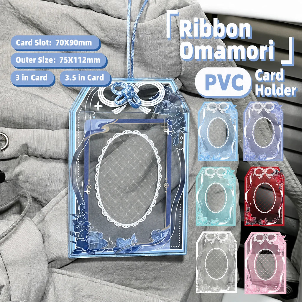 Omamori PVC Card Holder Ita Bag Charm with Lanyard Card Holder Charm SWANS