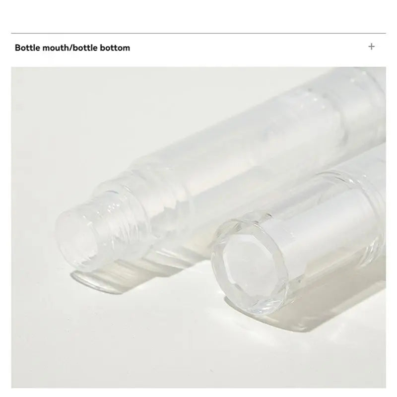 20-Pack 5ML Refillable Twist Lip Gloss Tubes w/ Silicone Brush Cosmetic Applicator Pen SWANS