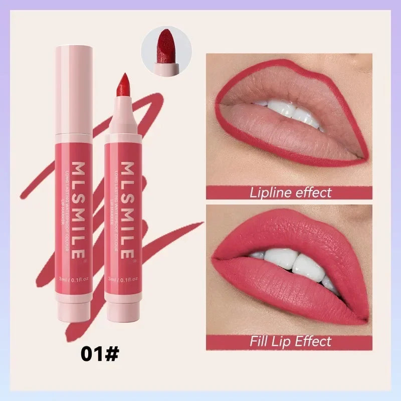 Waterproof Matte Lip Liner Marker Pen Lipstick Set – 4pcs Lip Liner Set SWANS 01