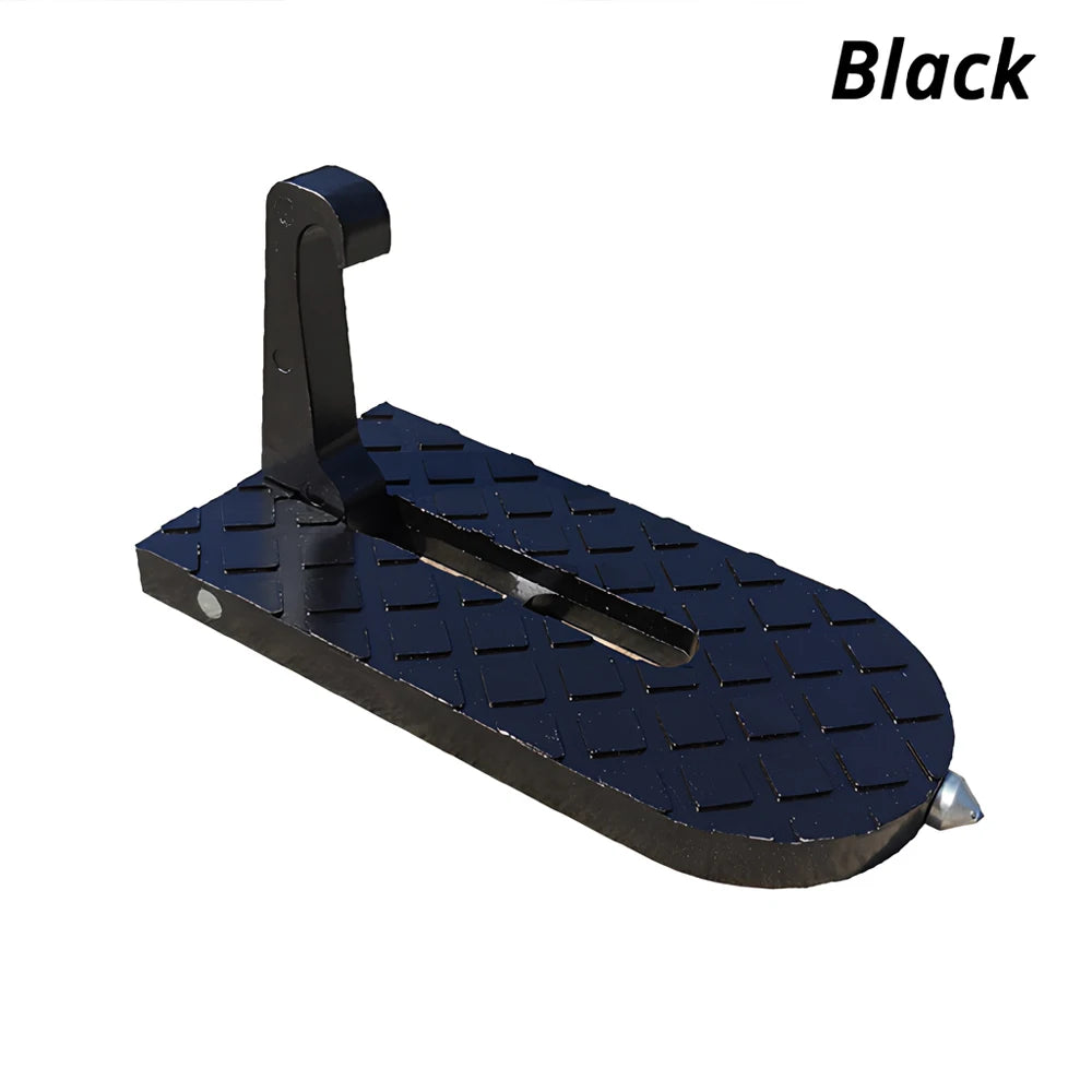 Foldable Car Door Step – Aluminium Alloy Roof Access Foot Pedal Car Door Step SWANS black