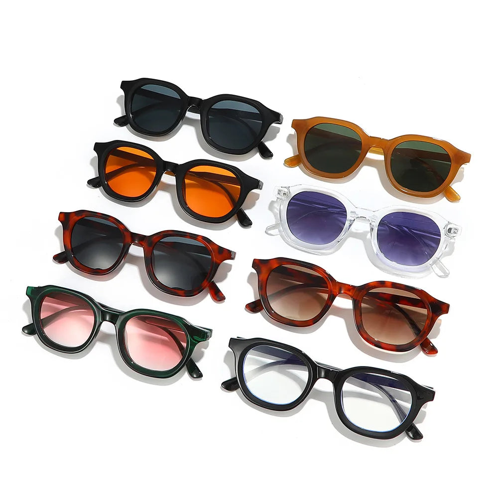 TOYEARN Round Vintage Sunglasses UV400 Gradient – Unisex Round Sunglasses SWANS