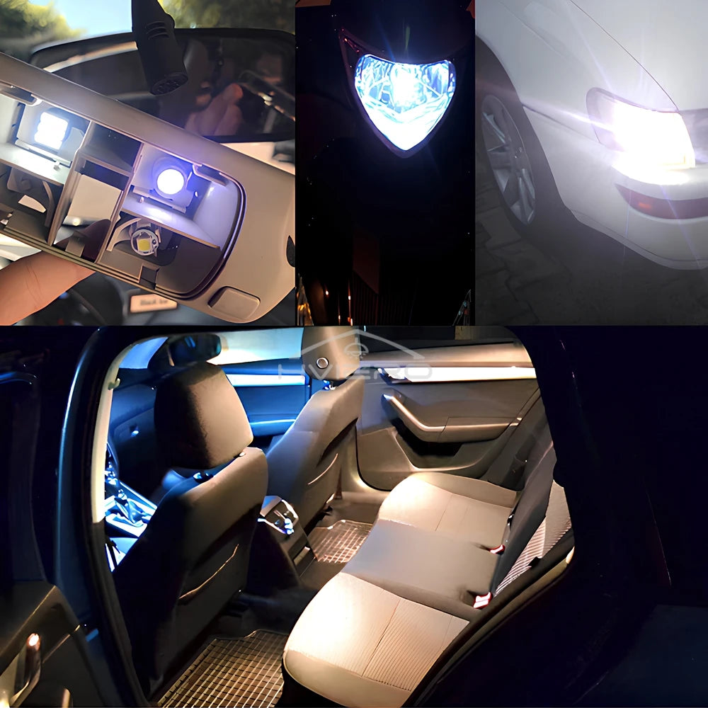 T10 W5W 9SMD LED Car Bulbs – Dome, Interior & License Plate LED Car Bulbs SWANS