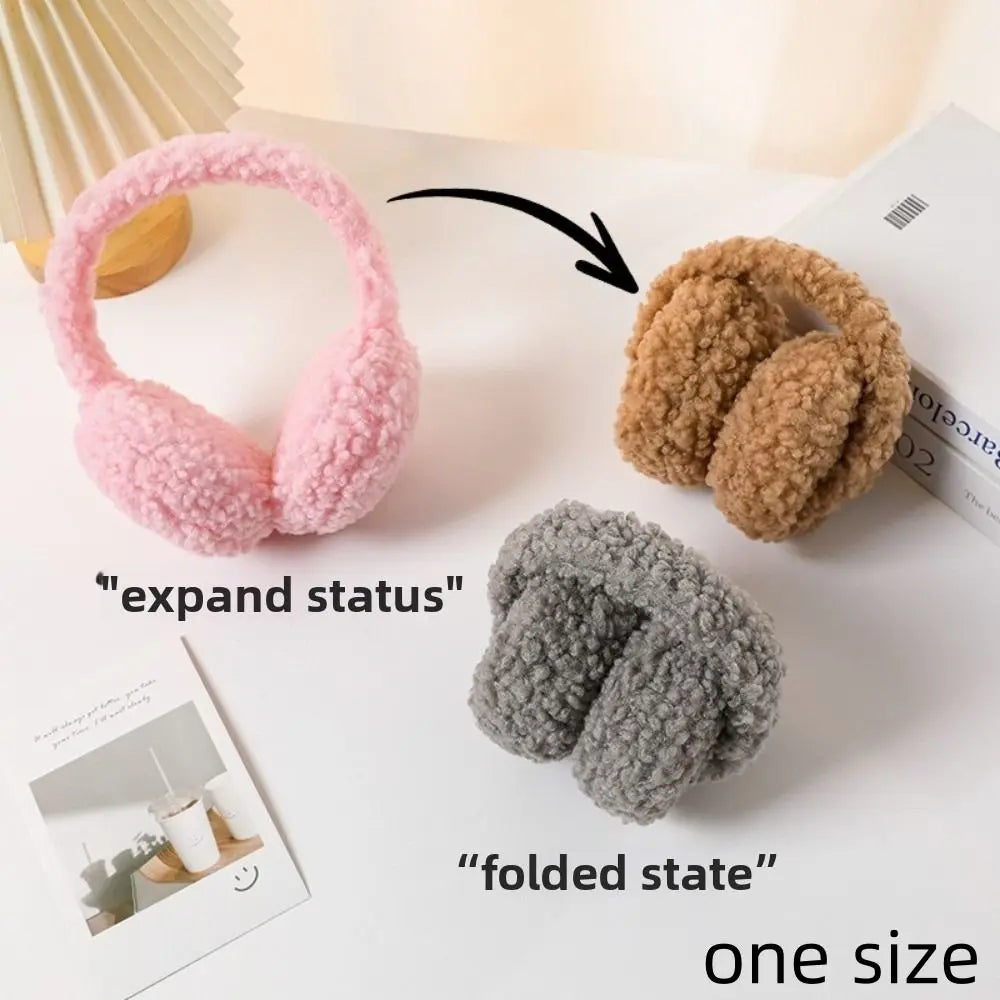 Windproof Foldable Plush Winter Ear Muffs – Unisex Ear Warmers Winter Ear Muffs SWANS