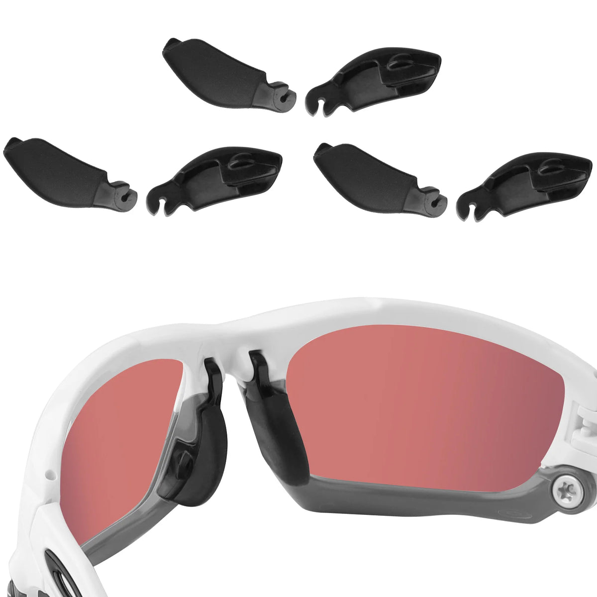 Silicone Replacement Nose Pads for Oakley Jawbone – E.O.S Eyewear Accessories SWANS 3 Pairs-Small