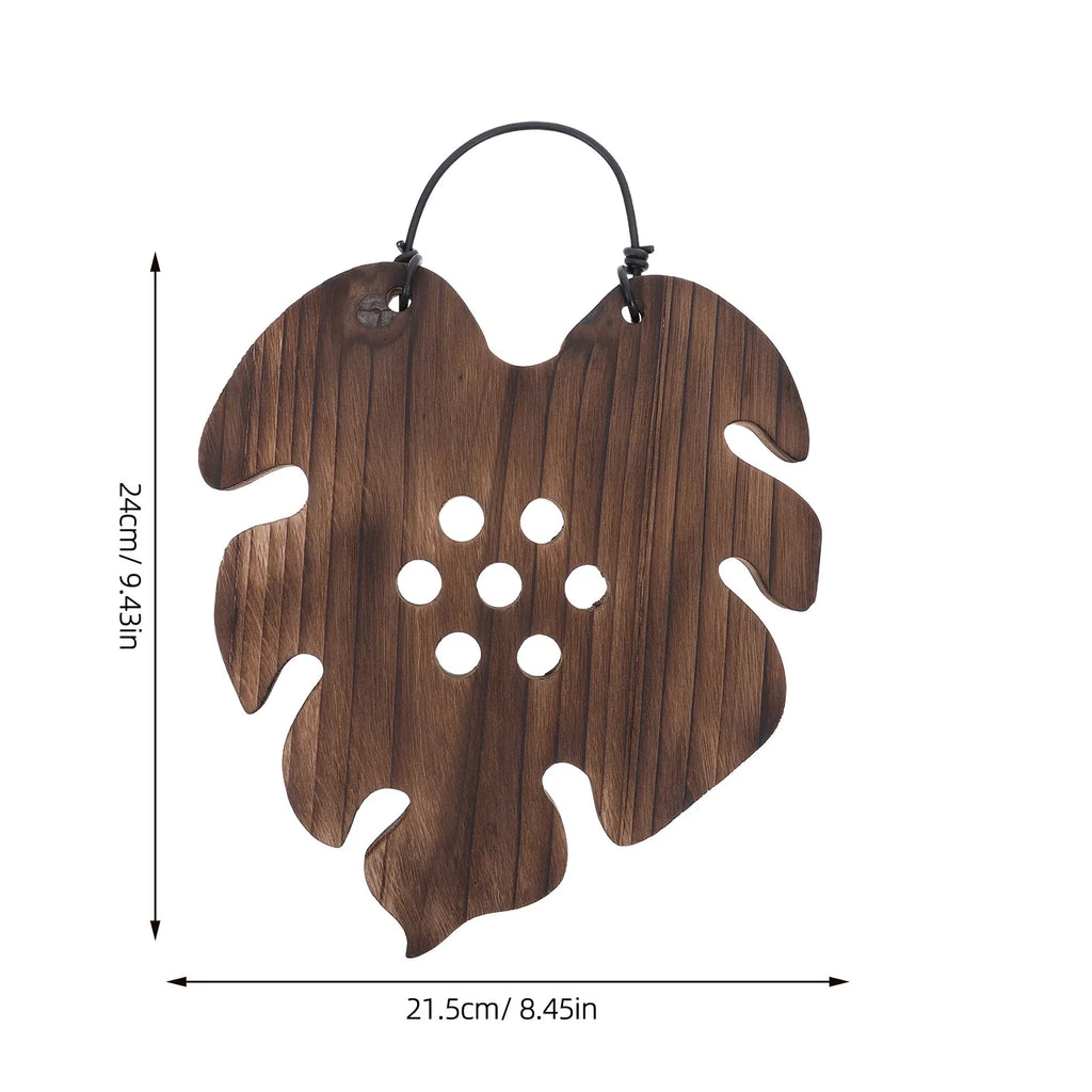 9.5" Wood Wall Planter – Staghorn Fern & Orchid Mount Board Wall Mounting Planter SWANS