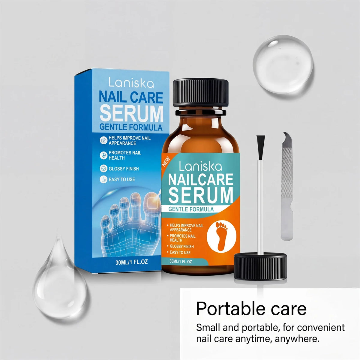 SWANS Nail Care Serum – Nourishing Nail Essence 30ml Nail Treatment Serum SWANS