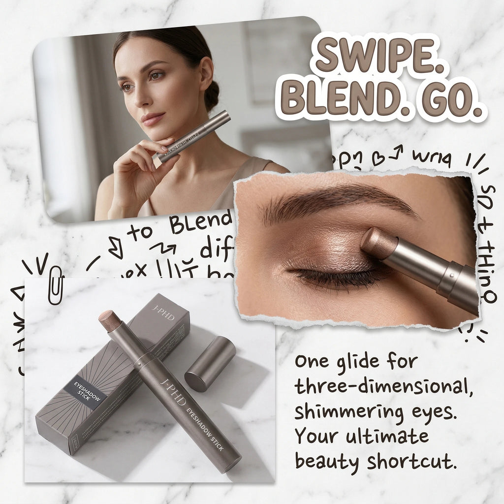 3-in-1 Gradient Eyeshadow Stick – Waterproof Cream Eye Pen Eyeshadow Stick SWANS