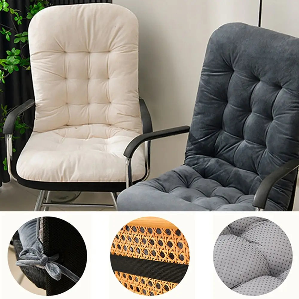 Thickened Cotton Chair Cushion – Washable Recliner & Lounger Pad Chair Cushion Pad SWANS