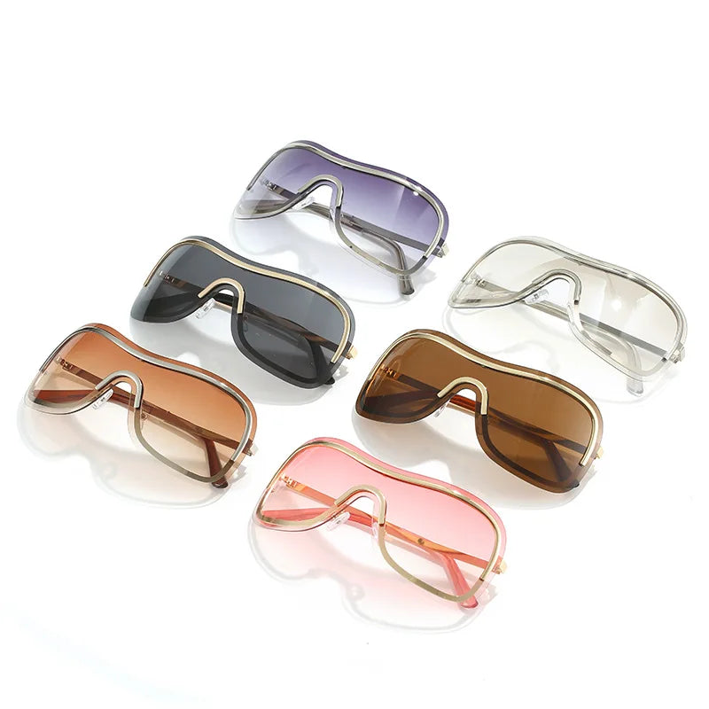 TOYEARN Y2K Steampunk Sunglasses UV400 – Women & Men Fashion Sunglasses SWANS