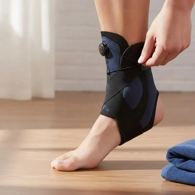 YOVIP BOA Adjustable Ankle Brace – Compression Support Strap Ankle Support Brace SWANS