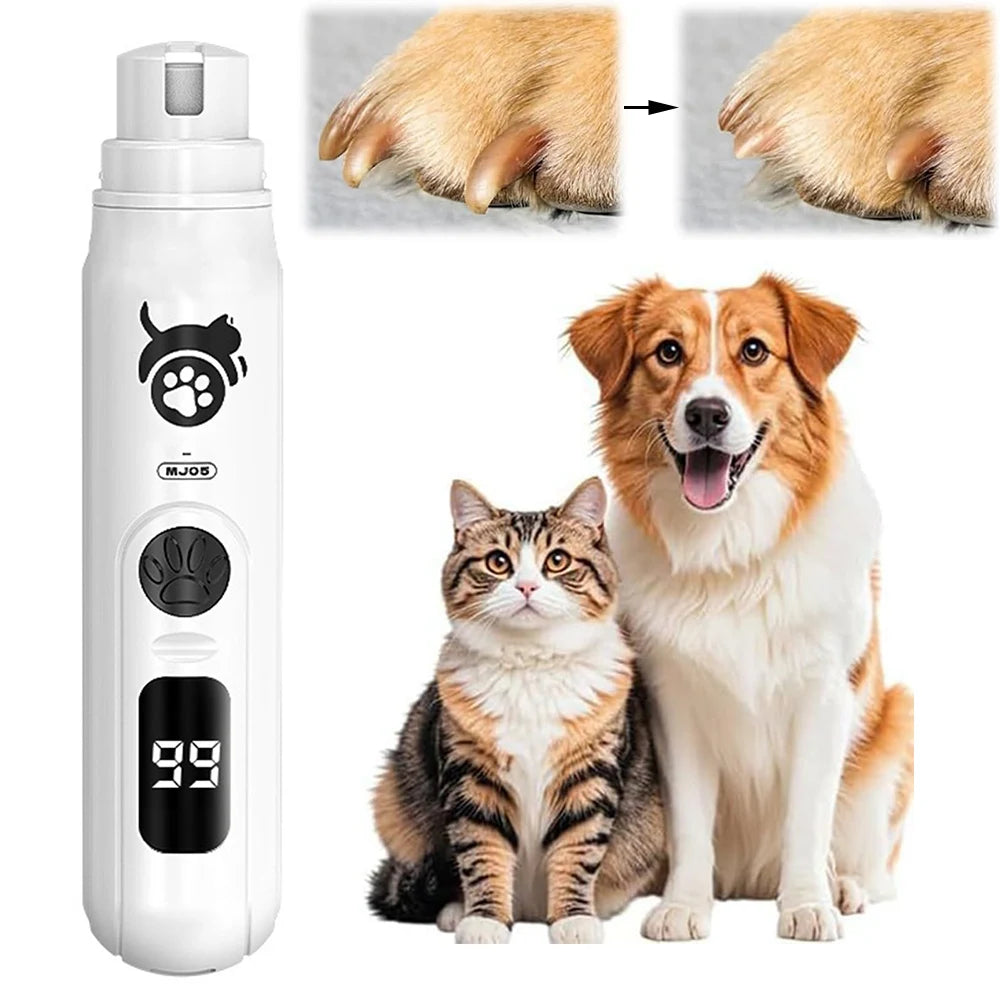 SWANS 3-Speed Quiet Electric Dog & Cat Nail Grinder USB-C Pet Nail Grinder SWANS